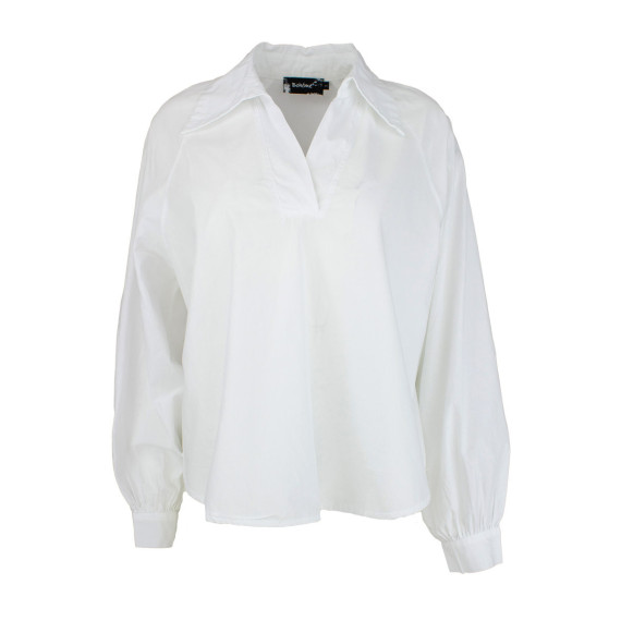 Bohème Blouse Poplin White