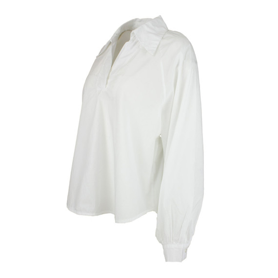 Bohème Blouse Poplin White
