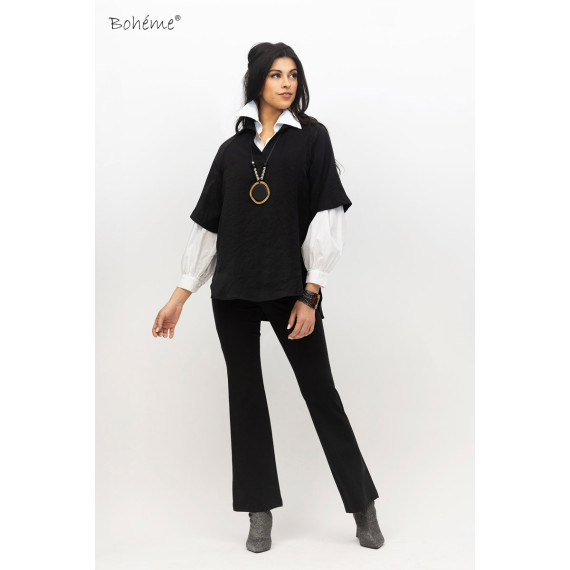 Bohème Blouse Poplin White