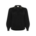 Kaffe Ccarla Polo Pullover Black
