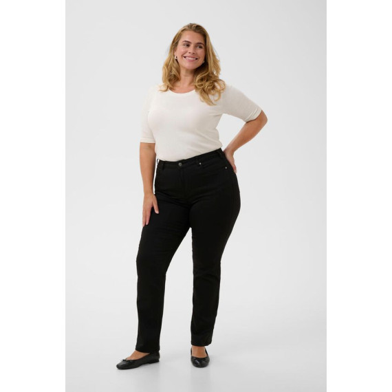 Kaffe Cdina Straight Full length Jeans Black