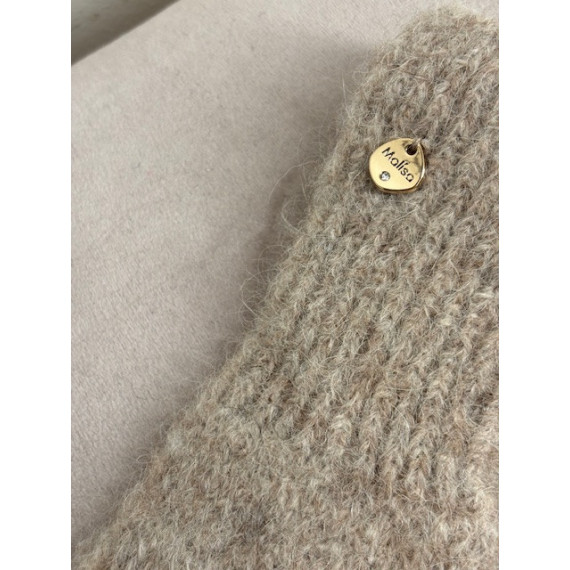 Malisa Kelly Knittet Glove Beige