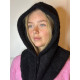 Malisa Cappuccion Hood/Neck Black