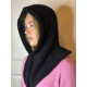Malisa Cappuccion Hood/Neck Black