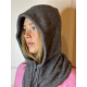 Malisa Orlean Hood/Neck D.Grey