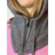 Malisa Orlean Hood/Neck D.Grey