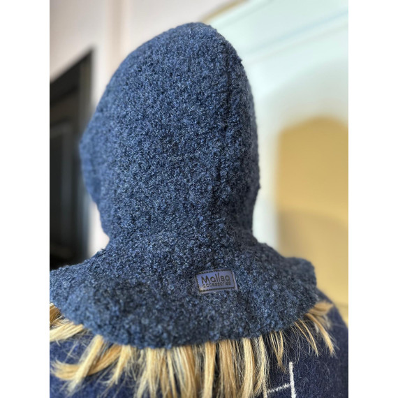 Malisa Cappuccion Hood/Neck Dark Blue