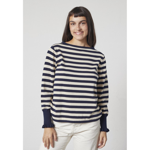 LindStine Navy/Creme