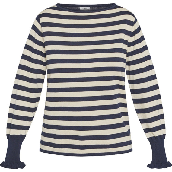 LindStine Navy/Creme
