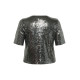 Kaffe Claurie Sequin Cardigan Dark Silver