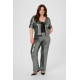 Kaffe Claurie Sequin Cardigan Dark Silver
