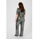 Kaffe Claurie Sequin Cardigan Dark Silver