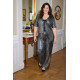 Kaffe Claurie Sequin Cardigan Dark Silver