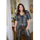Kaffe Claurie Sequin Cardigan Dark Silver