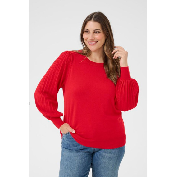 Kaffe Cloni Knit Pullover Haute Red