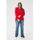 Kaffe Cloni Knit Pullover Haute Red