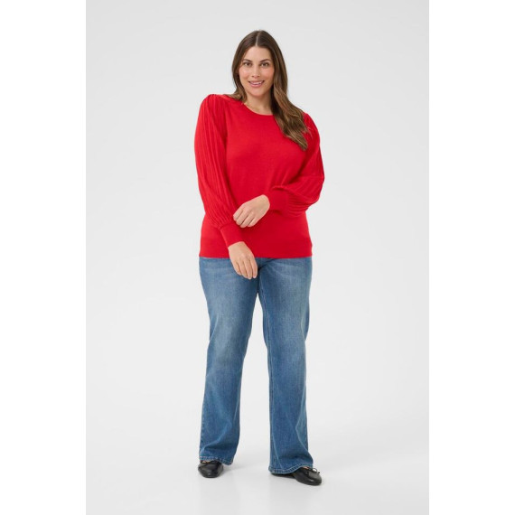 Kaffe Cloni Knit Pullover Haute Red