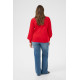 Kaffe Cloni Knit Pullover Haute Red