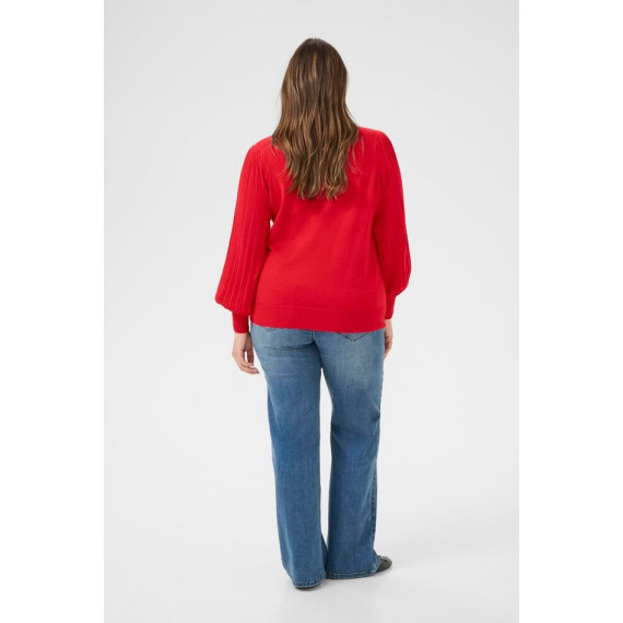 Kaffe Cloni Knit Pullover Haute Red