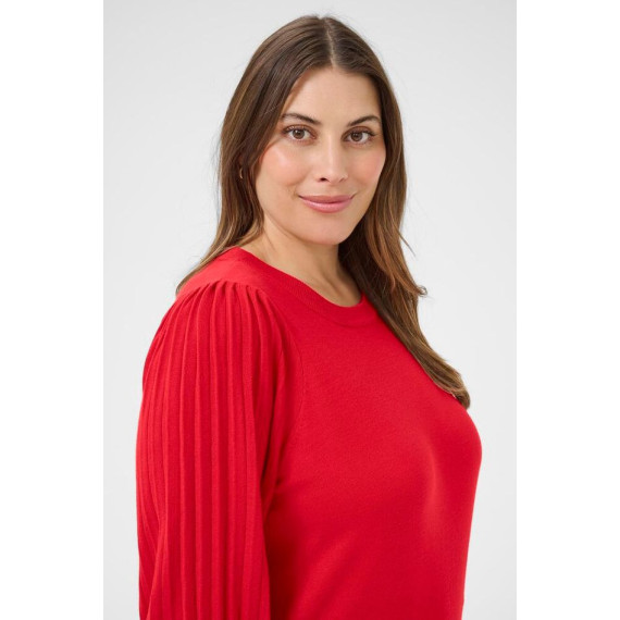 Kaffe Cloni Knit Pullover Haute Red