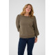 Kaffe Cloni Knit Pullover Morel Melange