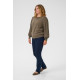 Kaffe Cloni Knit Pullover Morel Melange