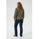 Kaffe Cloni Knit Pullover Morel Melange
