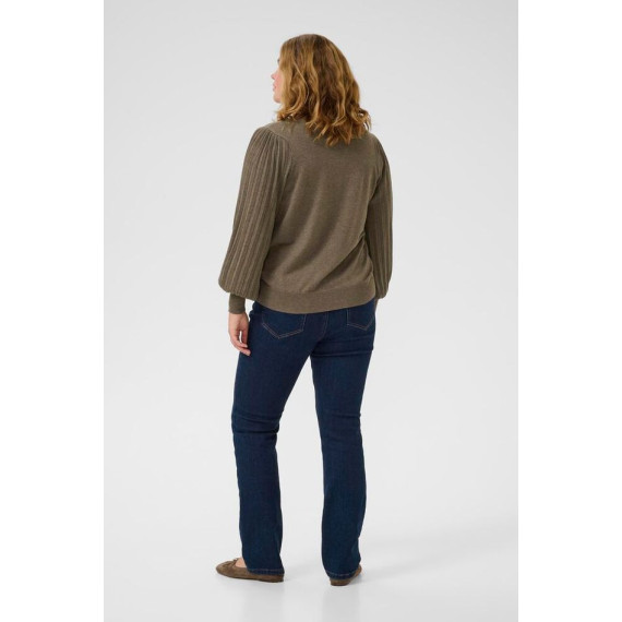 Kaffe Cloni Knit Pullover Morel Melange