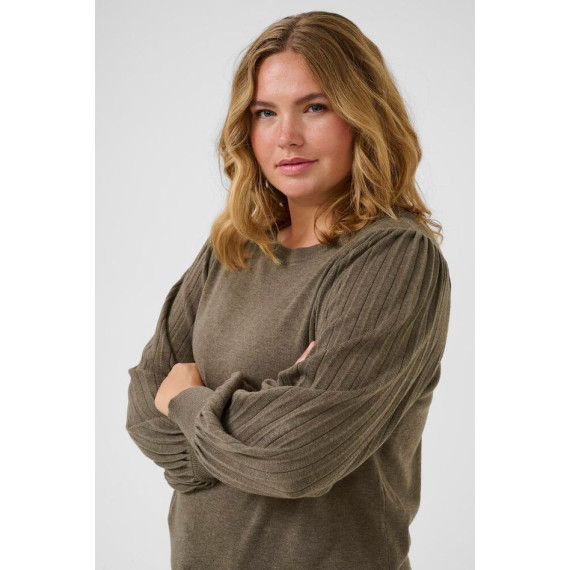 Kaffe Cloni Knit Pullover Morel Melange