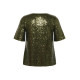 Kaffe Cmirana Sequin Blous Ivy Green