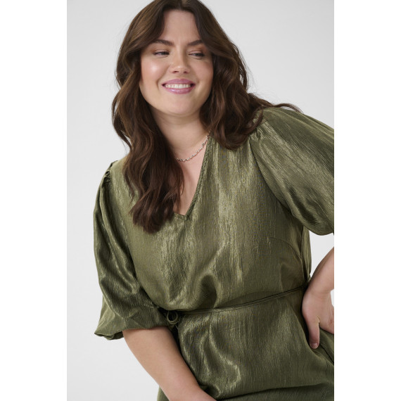 Kaffe Crizza Dress Ivy Green