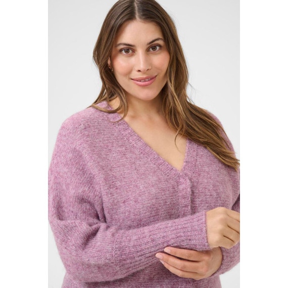 Kaffe Cluma Knit Cardigan Tulipwood Mel