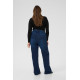 Kaffe Cflora Flared Long Jeans D.Blue Denim