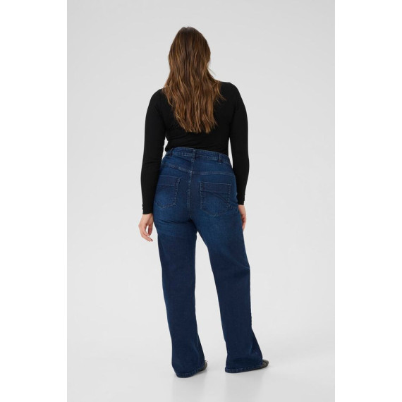 Kaffe Cflora Flared Long Jeans D.Blue Denim