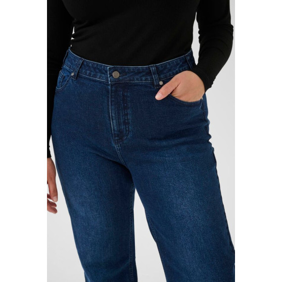 Kaffe Cflora Flared Long Jeans D.Blue Denim