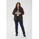 Kaffe Cmachel Suede Jacket Brown