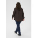 Kaffe Cmachel Suede Jacket Brown