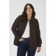 Kaffe Cmachel Suede Jacket Brown