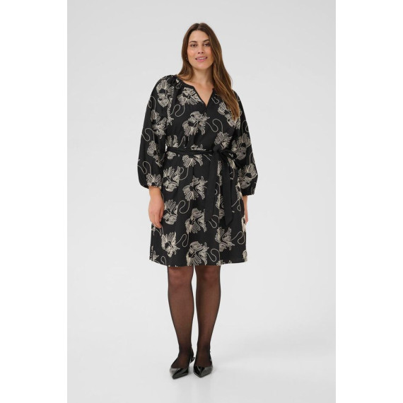 Kaffe Ckimmie Dress Black/Chalk