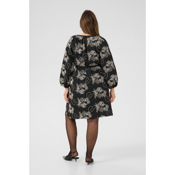 Kaffe Ckimmie Dress Black/Chalk