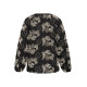 Kaffe Ckimmie Blouse Black- Chalk