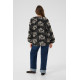 Kaffe Ckimmie Blouse Black- Chalk