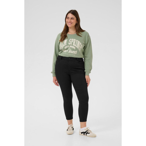Kaffe Cdina Slim Cropped Jeans Black