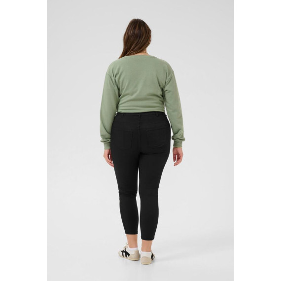 Kaffe Cdina Slim Cropped Jeans Black