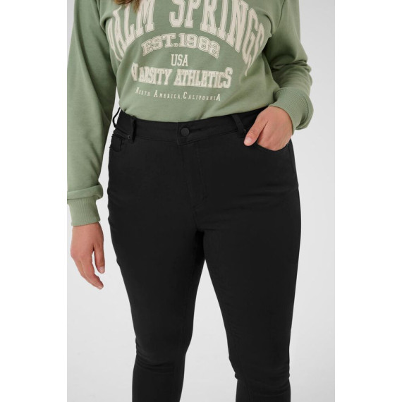 Kaffe Cdina Slim Cropped Jeans Black