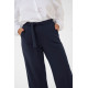 Kaffe Cpheolo Cropped Pants Midnight Marine