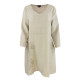 Bohème Dress Embr. Sand