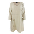 Bohème Dress Embr. Sand