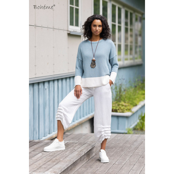 Bohème Pant Pleats OffWhite
