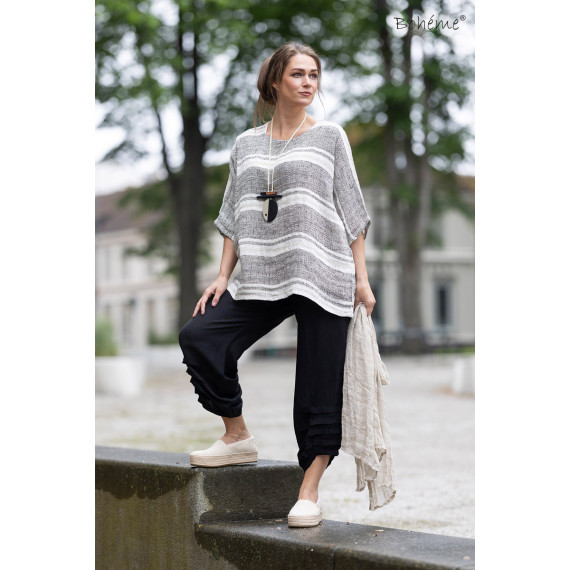 Bohème Pant Pleats Black